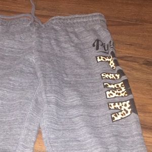 Pink joggers